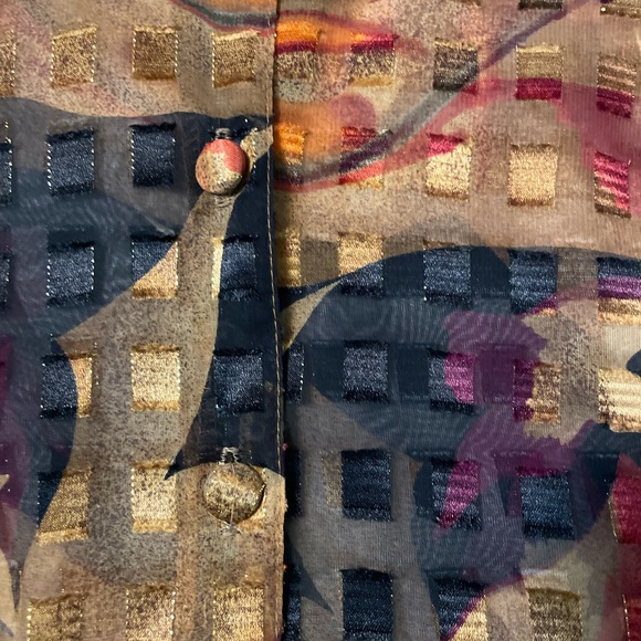 Melissa Robyn Sheer Button Down L - Picture 4 of 10